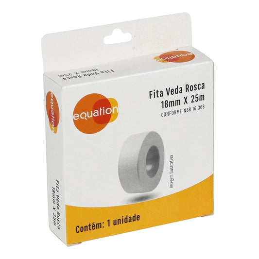 FITA VEDA ROSCA 18mmX25m EQUATION (cód: 7898909649948)