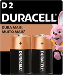 PILHA DURACELL D - 2 UNIDADES (0041333000985)