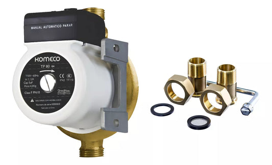 MINI BOMBA PRESSURIZADORA KOMECO TP80 DE BRONZE 127V (cód: 7896873151368)