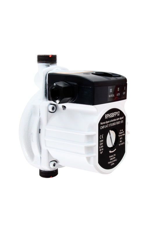 MINI BOMBA PRESSURIZADORA DE ÁGUA RINNAI RRFS120W 127V (cód: 7896576403054)